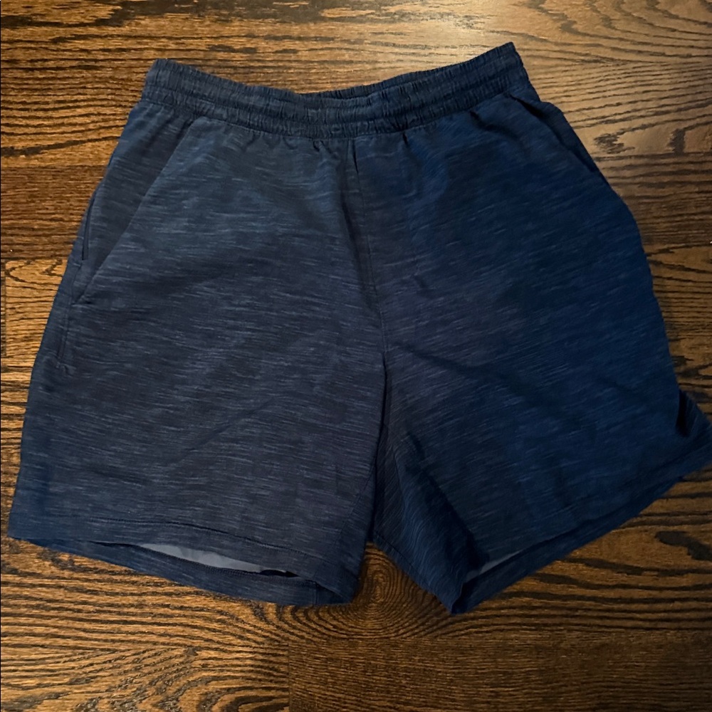 Men's Navy Blue Lululemon pacebreaker Shorts